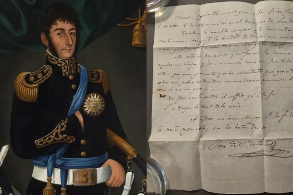 Histórico hallazgo: encontraron una carta de San Martín que revela la trama de la independencia sudamericana