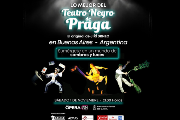 El Teatro Negro de Praga vuelve a la Argentina