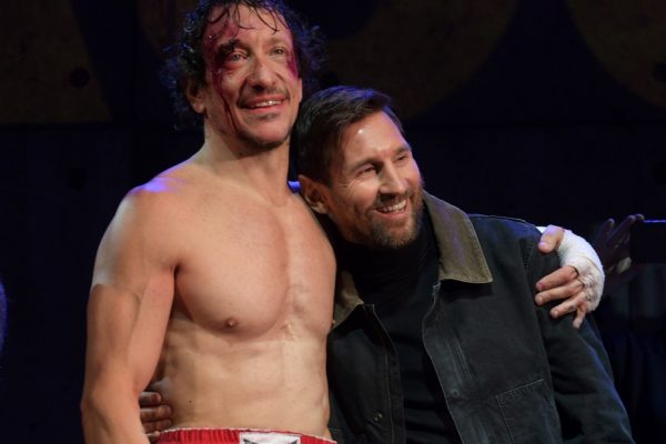 Fotos y videos: Lionel Messi fue a ver Rocky, la obra de su amigo Nicolás Vázquez