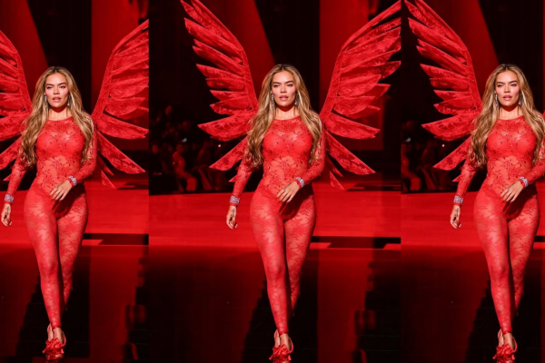 Karol G desplegó sus alas durante su paso por el Victoria’s Secret Fashion Show: así fue su presentación