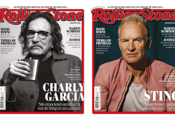 Charly García en la tapa de Rolling Stone: “Me emocionó escuchar la voz de Sting en mi canción”