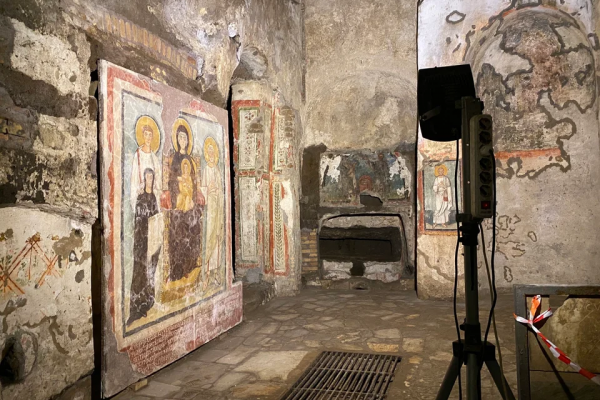 Restauran las catacumbas de Commodilla: la necrópolis cristiana resplandece tras 1.600 años bajo tierra