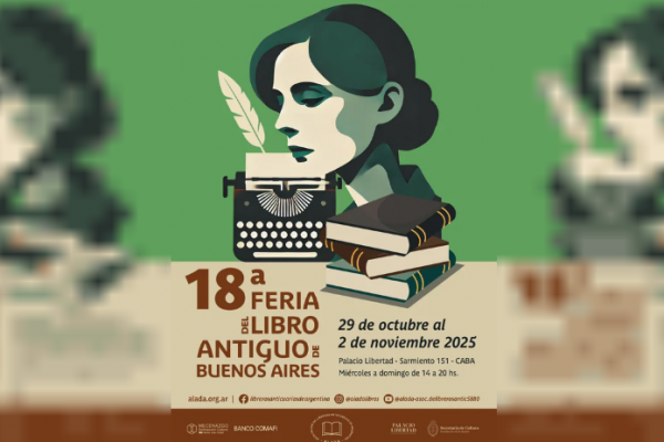 La Feria del Libro Antiguo de Buenos Aires celebra a las mujeres en la literatura argentina