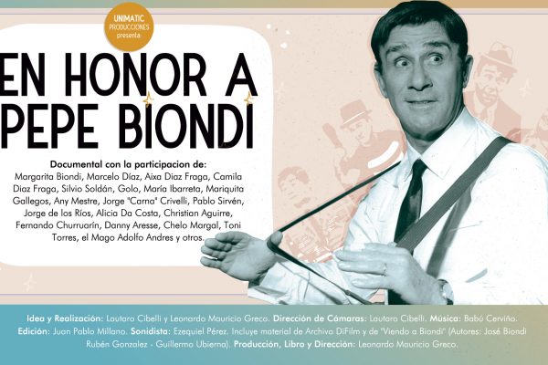 Se proyectó el premiado documental «En honor a Pepe Biondi»