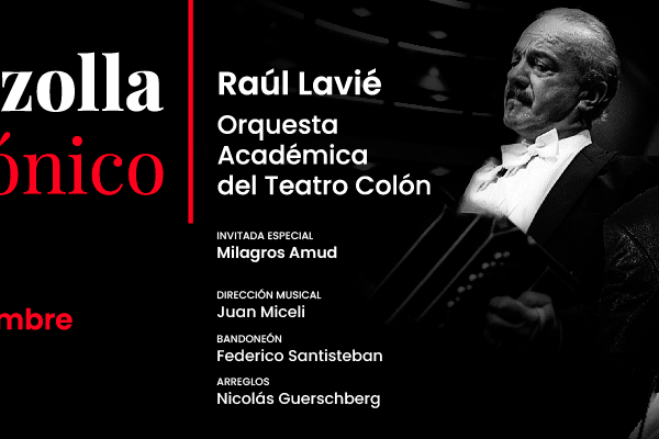 Piazzolla Sinfónico en el Teatro Coliseo