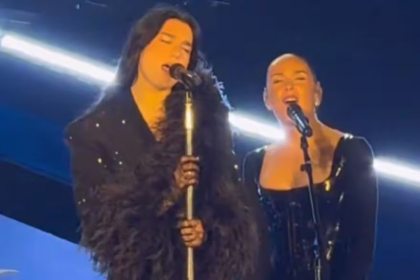 Dua Lipa sorprendió con un cover de Soda Stereo, que hizo vibrar el Monumental