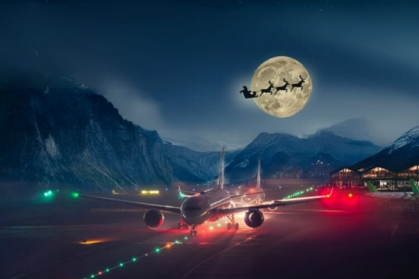 Papá Noel recorre el mundo en su trineo en un año marcado por el uso intensivo del seguimiento aéreo