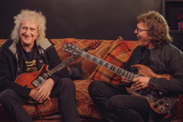 Brian May le regaló a Tony Iommi una emblemática guitarra: “La Navidad llegó antes”