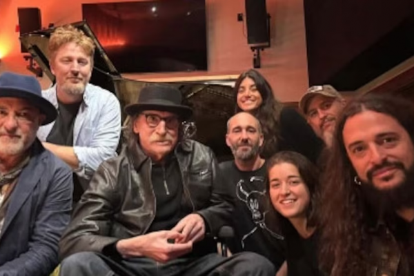 Charly García fue a grabar al estudio del Corcho Rodríguez