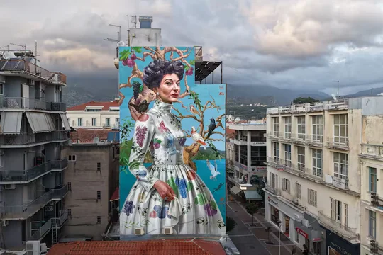 Un mural griego de María Callas fue elegido como el mejor del mundo