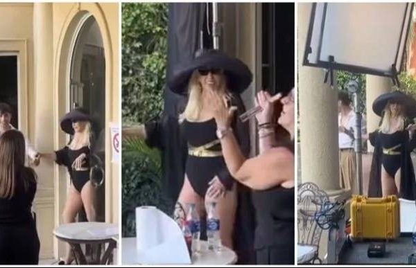 Susana Giménez sorprendió con su look en traje de baño para grabar una publicidad