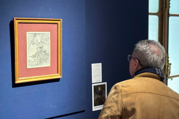 Sale a subasta un esbozo de un emblemático retrato de Napoleón