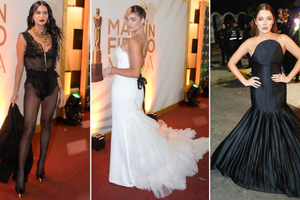 Transparencias, encajes y brillo: los códigos de diseño que definieron los Martín Fierro de la Moda