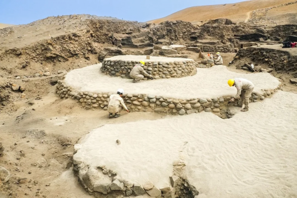 Descubrieron en Perú una estructura circular perteneciente a la civilización más antigua de América