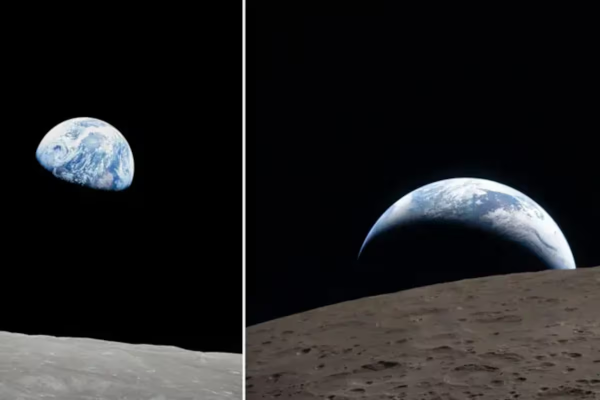 ¿Cómo ha cambiado la Tierra en 58 años?: lo que revela la comparación entre las icónicas fotos de nuestro planeta del Apolo 8 y de Artemis II