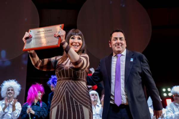 Moria Casán fue reconocida como Personalidad Emérita de la Cultura de la Nación