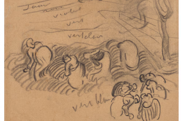 Un doble dibujo de Van Gogh escondido desde 1959, la subasta de Christie’s en París y un secreto conservado por la familia Gachet