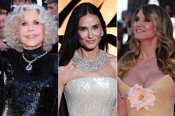 Cannes: de la reaparición de Joan Collins a los looks de Jane Fonda, Heidi Klum y Demi Moore en la alfombra roja de la jornada inaugural
