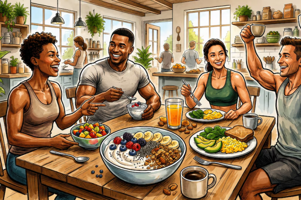 3 desayunos recomendados por expertos para aumentar la masa muscular y potenciar el rendimiento físico