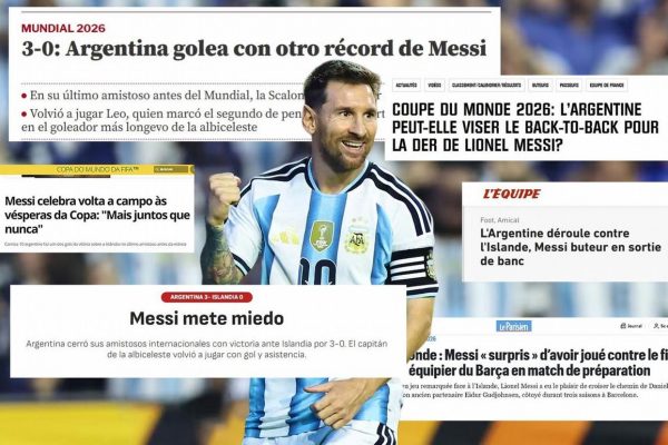 “Brutal”, “histórico”, «de otro mundo»,  “eterno”: así vieron los medios del mundo el show de Messi en el debut de Argentina en el Mundial