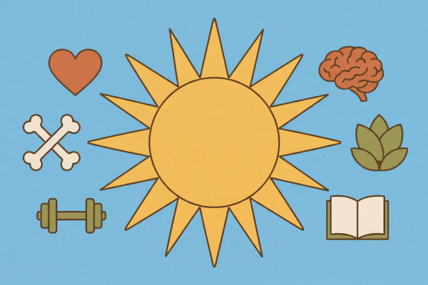 Cuánto sol necesita el cuerpo para producir vitamina D, regular el sueño y proteger el corazón