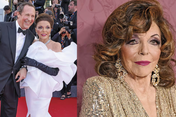 Joan Collins a los 93. Cuatro maridos, un amor que la convenció de abortar y un hombre 30 años menor con el que volvió a casarse