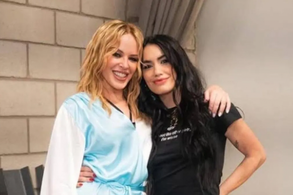 Kylie Minogue apareció en River con Lali Espósito y revolucionó Buenos Aires con una canción