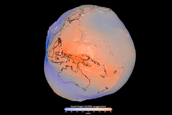 La NASA mostró una imagen inédita de la Tierra que representa el geoide