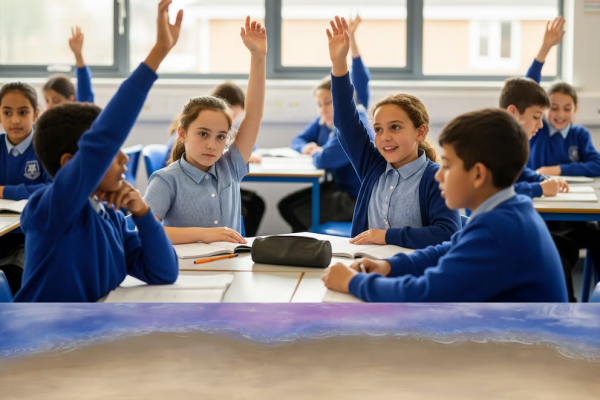 Hacer preguntas en clase mejora el aprendizaje infantil, pero el estrés familiar puede ponerle un freno