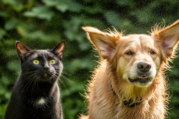 Por qué los perros y gatos sacuden la cabeza y cuándo ese gesto puede ser una señal de alarma