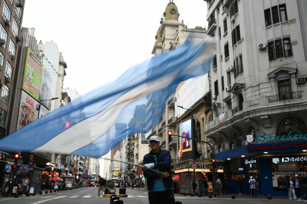 Así se vivió en las calles de Buenos Aires la semifinal entre Argentina e Inglaterra