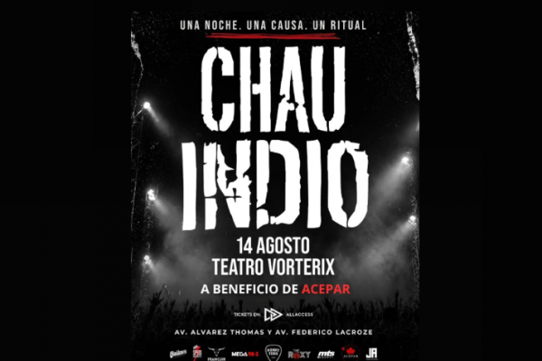 Chau Indio en Teatro Vorterix