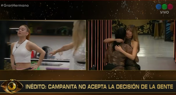 Inédita situación en Gran Hermano: Campanita fue eliminada y tuvieron que echarla para que se fuera