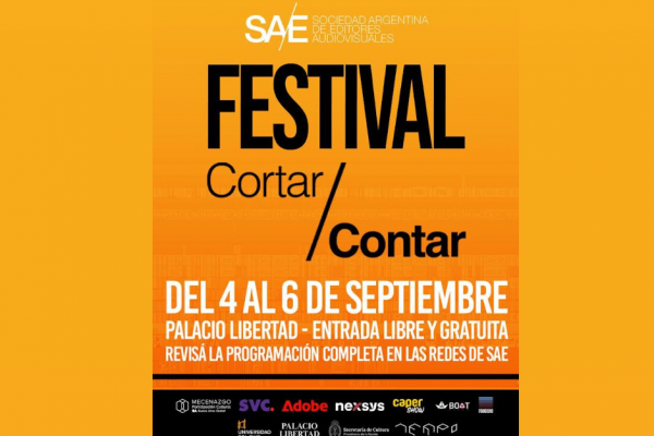 Llega el Festival de Cine Cortar y Contar de la Sociedad Argentina de Editores Audiovisuales