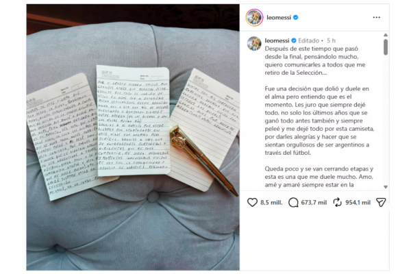 Los memes y homenajes que inundaron las redes tras el retiro de Messi de la Selección: del “no habrá otro igual” al “retiren la 10″