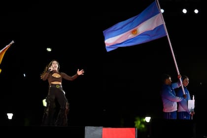 Increíble show de mapping, íconos de la música y desfile de atletas: la impactante inauguración de los Juegos Suramericanos Santa Fe 2026