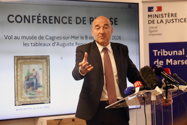 Los Renoir robados en Francia: un rasgón en el lienzo, seis detenidos y un escondite detrás de un muro de hormigón