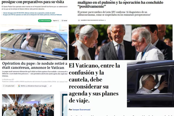 La reacción de los medios del mundo a la operación del papa León XIV: “Pone a prueba las expectativas”