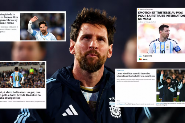 “Se despidió el rey de Argentina”: los diarios del mundo reflejaron la emoción por la despedida de Messi de la Selección